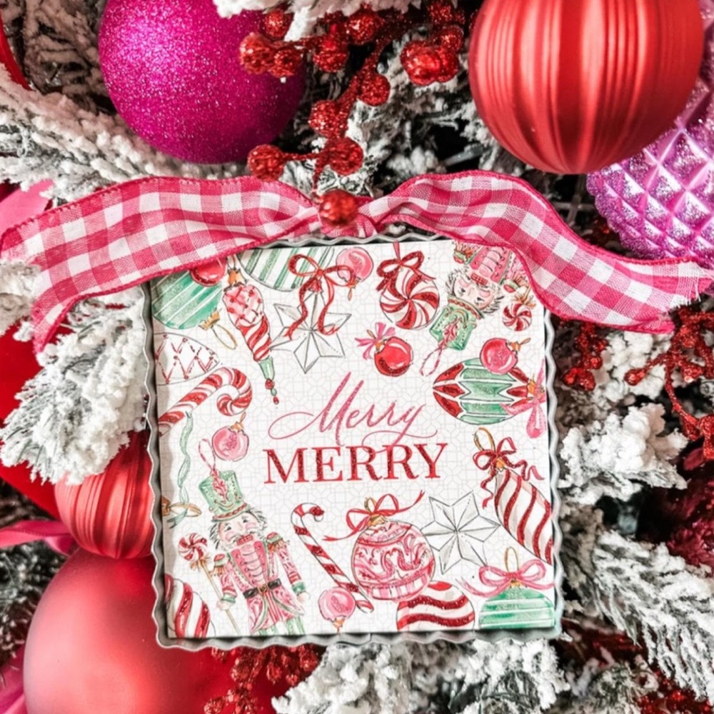 Merry Merry Nutcracker Candy Cane Mini Print